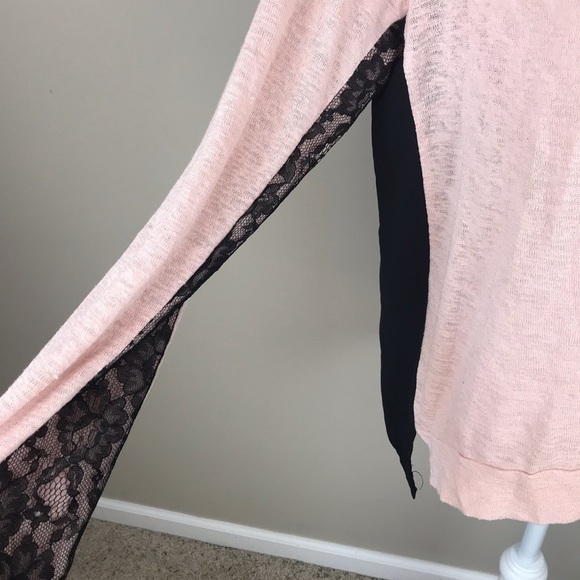 Mauve Pink& Black High-low Top XL - Picture 3 of 6
